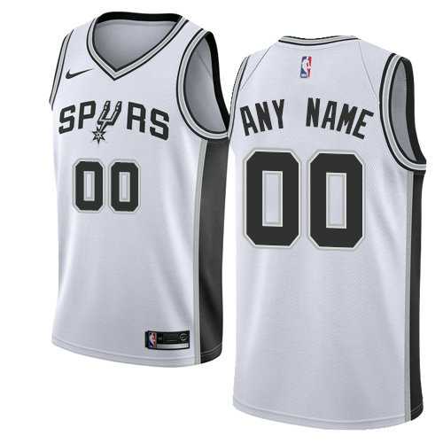 Men & Youth Customized San Antonio Spurs Swingman White Home Nike Association Edition Jersey